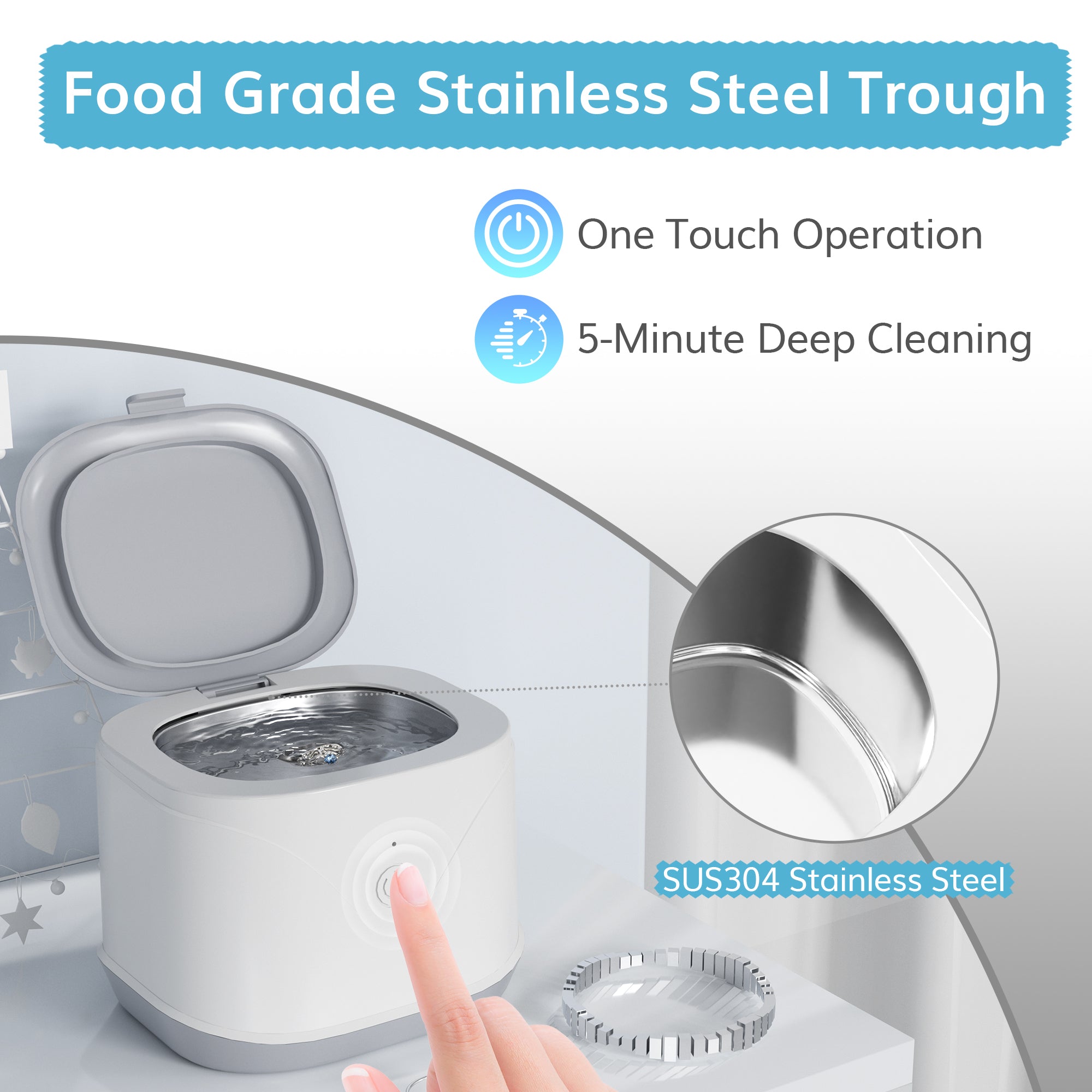 Mystery Color Box Ultrasonic Retainer Cleaner