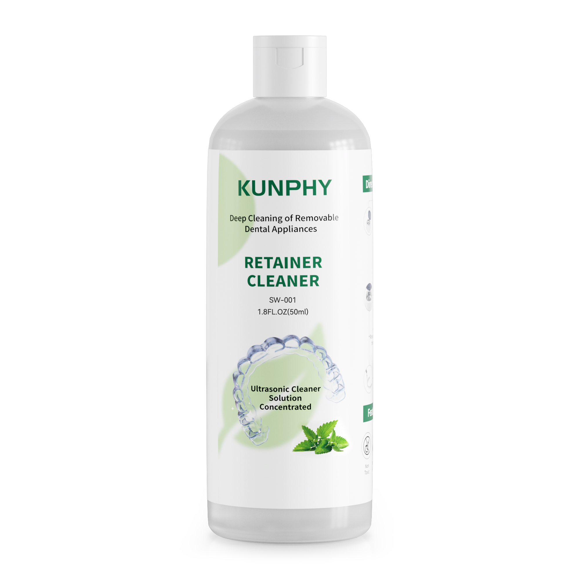Mint Dental Appliance Cleaner | Ultrasonic Cleaning Solution for Retainers & Aligners