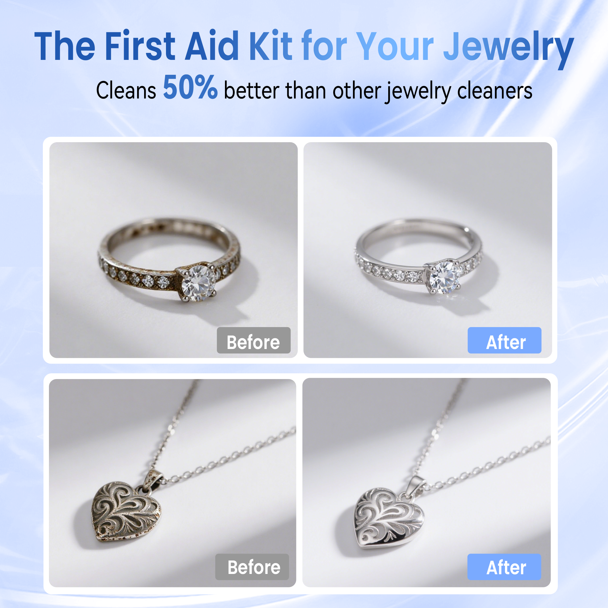 Silver Jewelry Cleaner | Tarnish Remover & Shine Restorer