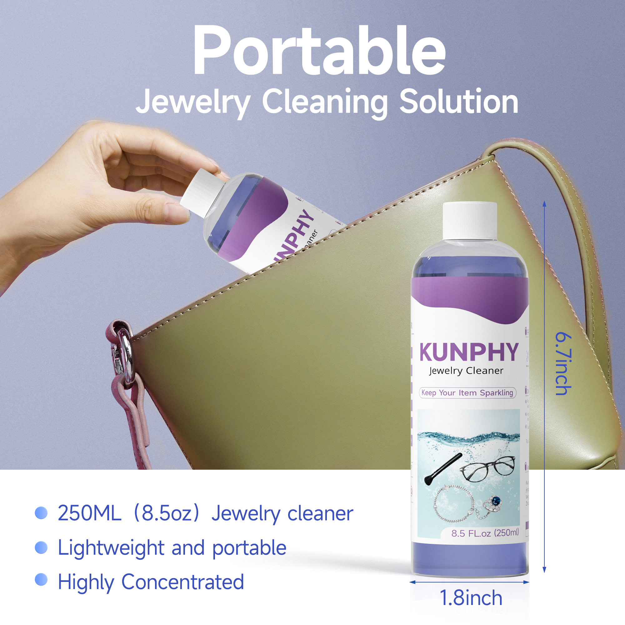 Plant-Based Jewelry Cleaner | Enhanced Formula for Ultrasonic Cleaners