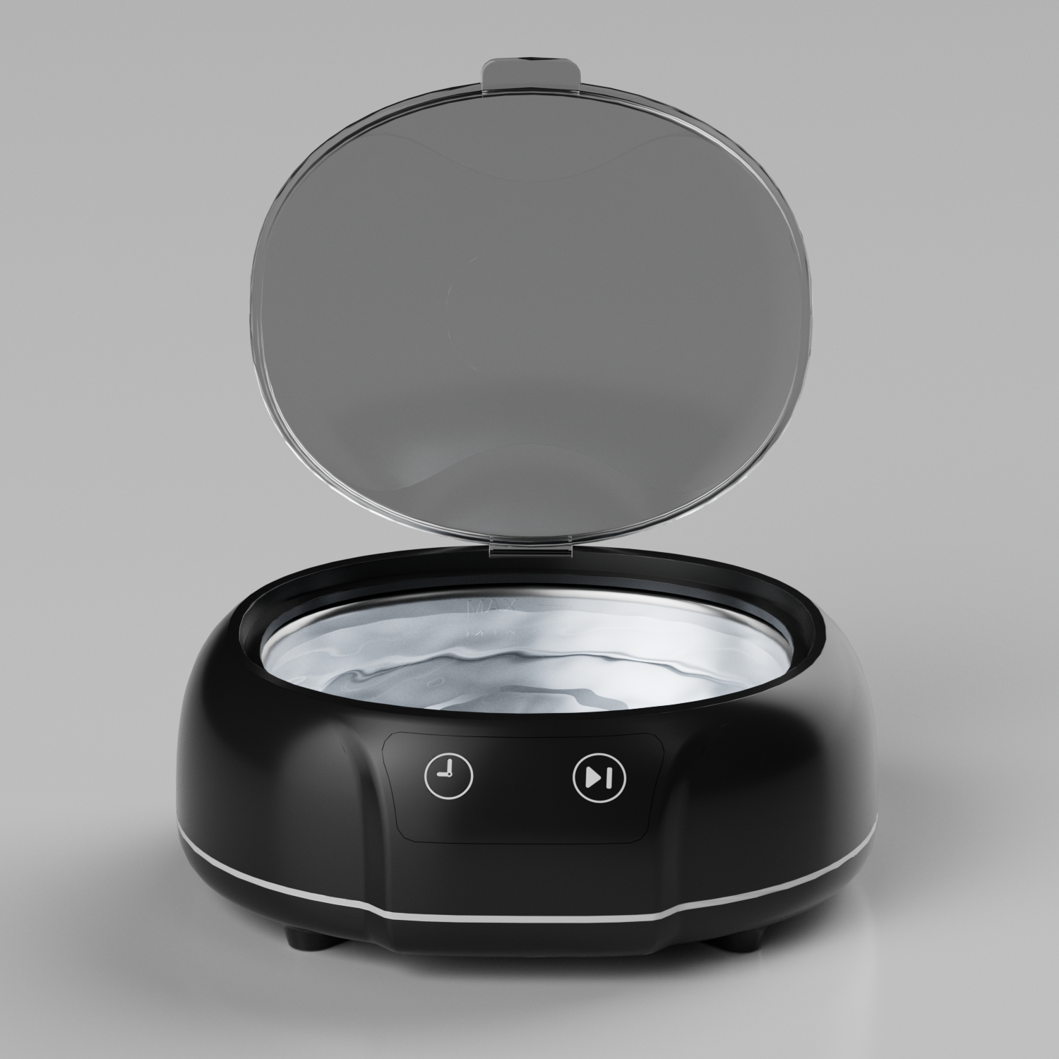 KUNPHY Ultrasonic Jewelry Cleaner, 700ml(24.5 0z) 48KHz Jewelry Cleaner Machine with 3 Digital Timers, Ultrasonic Cleaning Machine for Glasses, Rings, Diamond, Necklaces