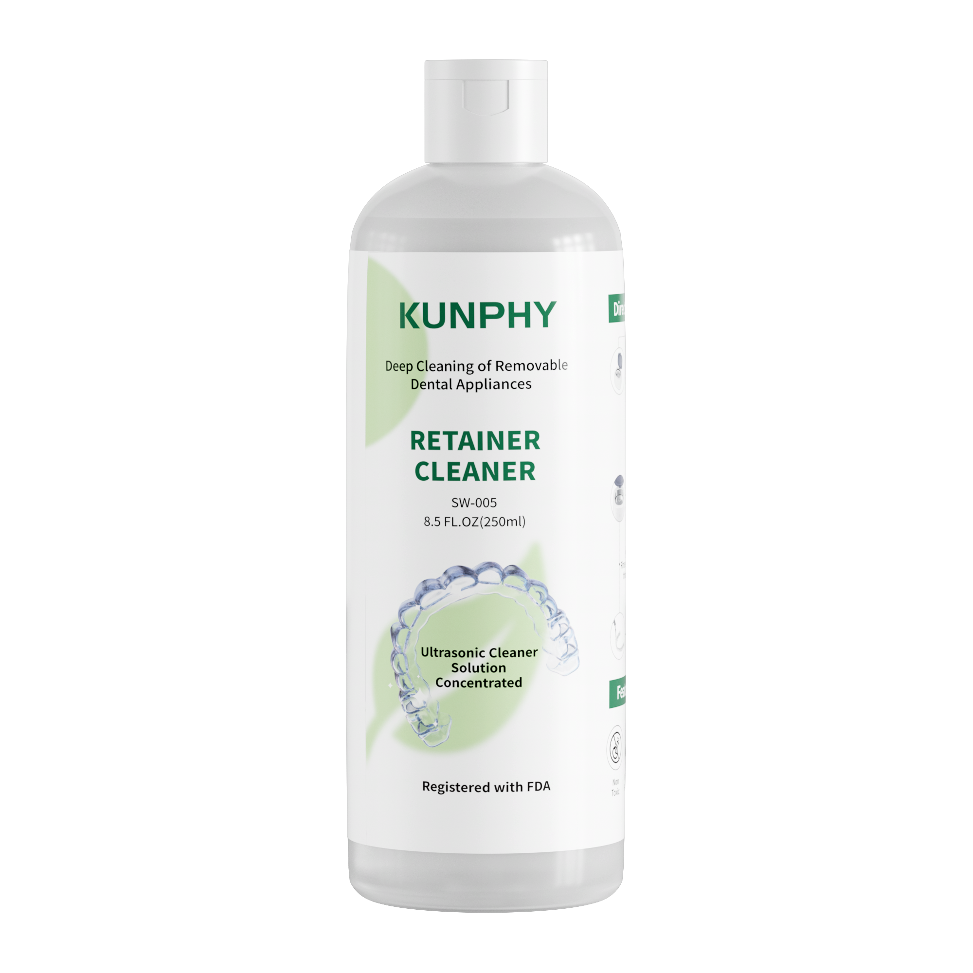 Mint Dental Appliance Cleaner | Ultrasonic Cleaning Solution for Retainers & Aligners