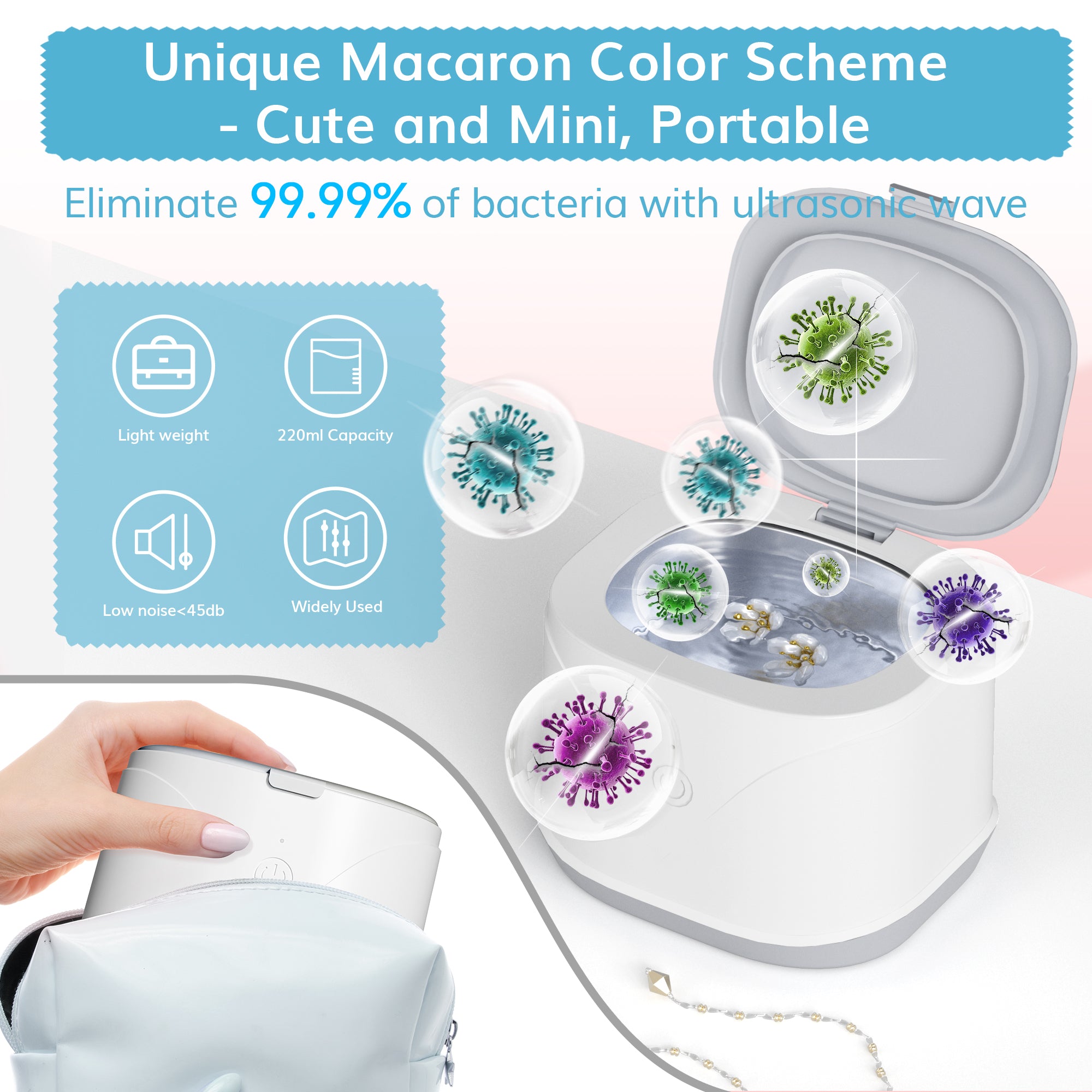Mystery Color Box Ultrasonic Retainer Cleaner