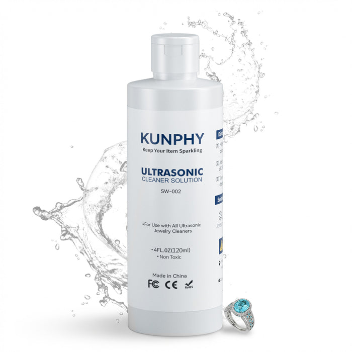 Jewelry Cleaning Concentrate | Ultrasonic Cleaner Solution for Gold, Silver & Diamonds