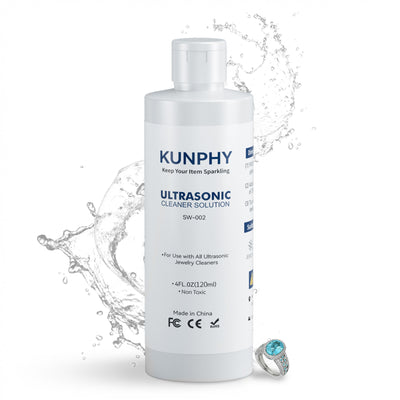 Jewelry Cleaning Concentrate | Ultrasonic Cleaner Solution for Gold, Silver & Diamonds