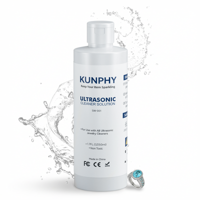 Jewelry Cleaning Concentrate | Ultrasonic Cleaner Solution for Gold, Silver & Diamonds
