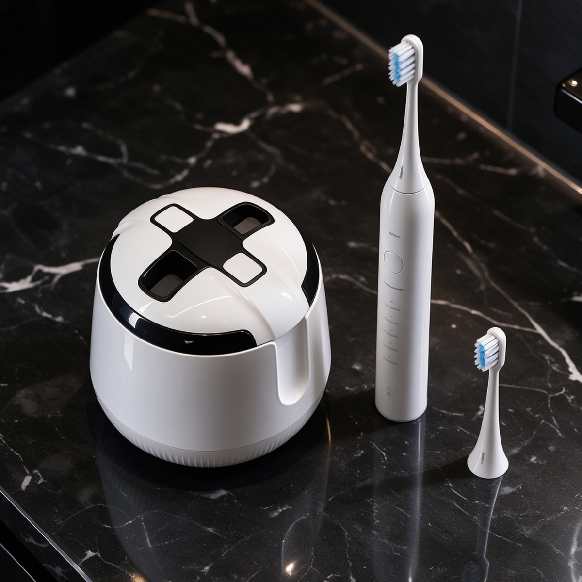 48kHz Electric Toothbrush Head Cleaner for Retainers & Dental Appliances