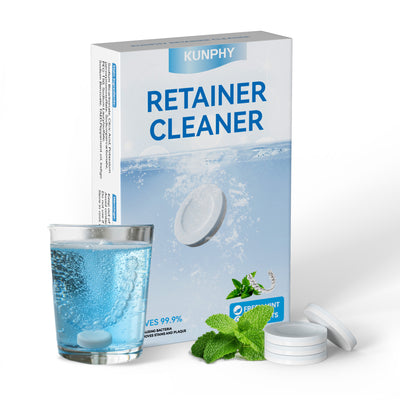 Denture Cleaning Tablets, Retainer Cleaner Tablets for Ultrasonic Machines, Aligners & Mouthguards – KUNPHY®
