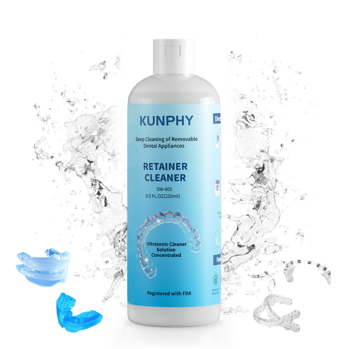 Dental Appliance Cleaner | Ultrasonic Cleaning Solution for Retainers & Aligners