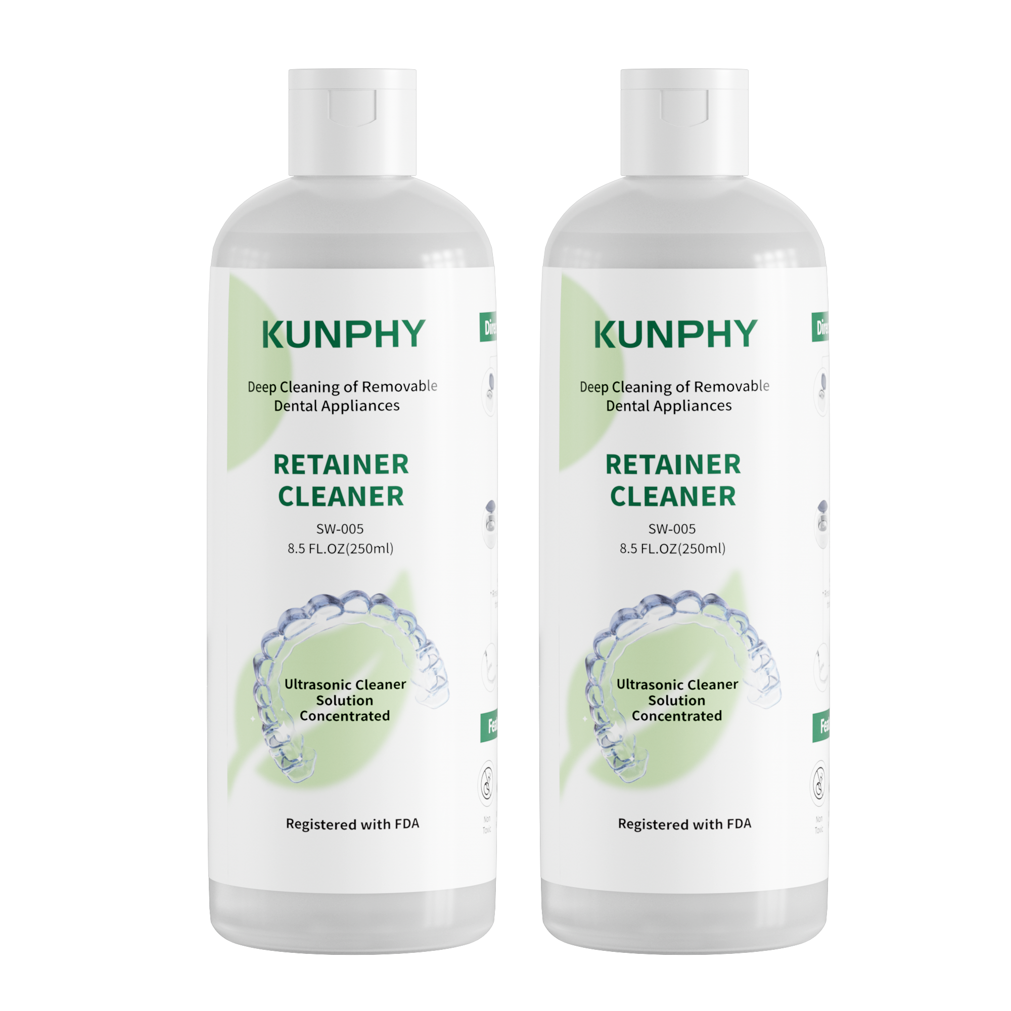 Mint Dental Appliance Cleaner | Ultrasonic Cleaning Solution for Retainers & Aligners