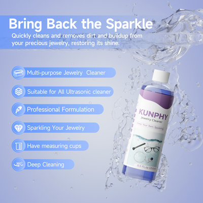 Plant-Based Jewelry Cleaner | Enhanced Formula for Ultrasonic Cleaners