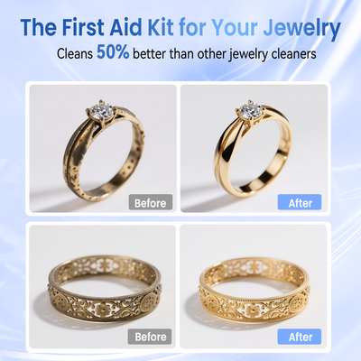 Gold Jewelry Cleaner | Shine Restorer for Gold, Diamonds & Fine Jewelry