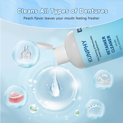 Dental Appliance Cleaner | Ultrasonic Cleaning Solution for Retainers & Aligners