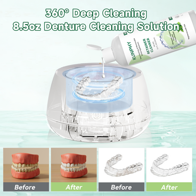 Mint Dental Appliance Cleaner | Ultrasonic Cleaning Solution for Retainers & Aligners