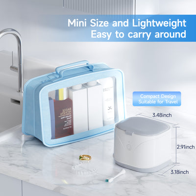 KUNPHY Ultrasonic Retainer Cleaner | 46KHz Dental Cleaner for Aligners, Mouth Guards & Dentures