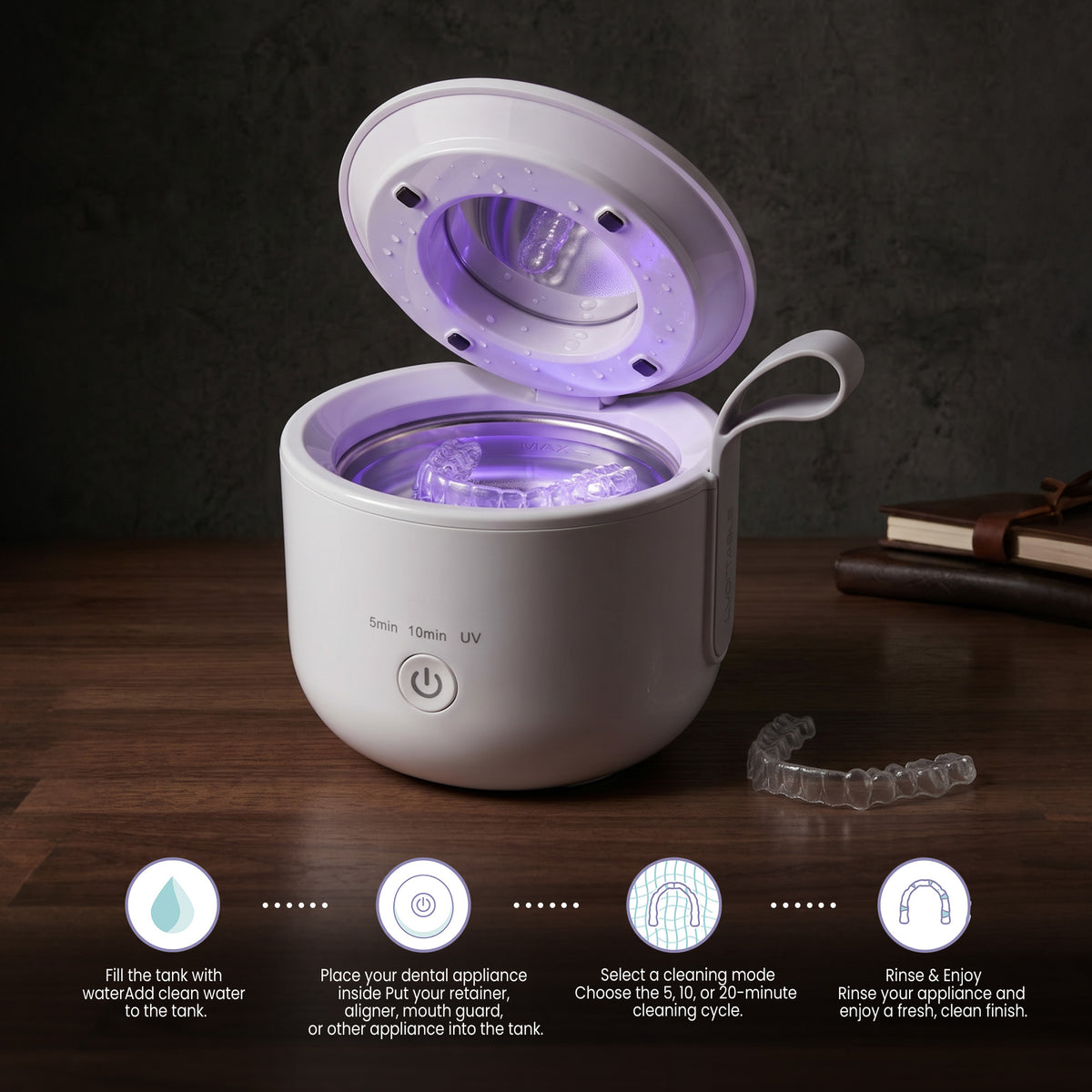 Professional Dental Sanitizer | UV & Ultrasonic Deep Cleaning