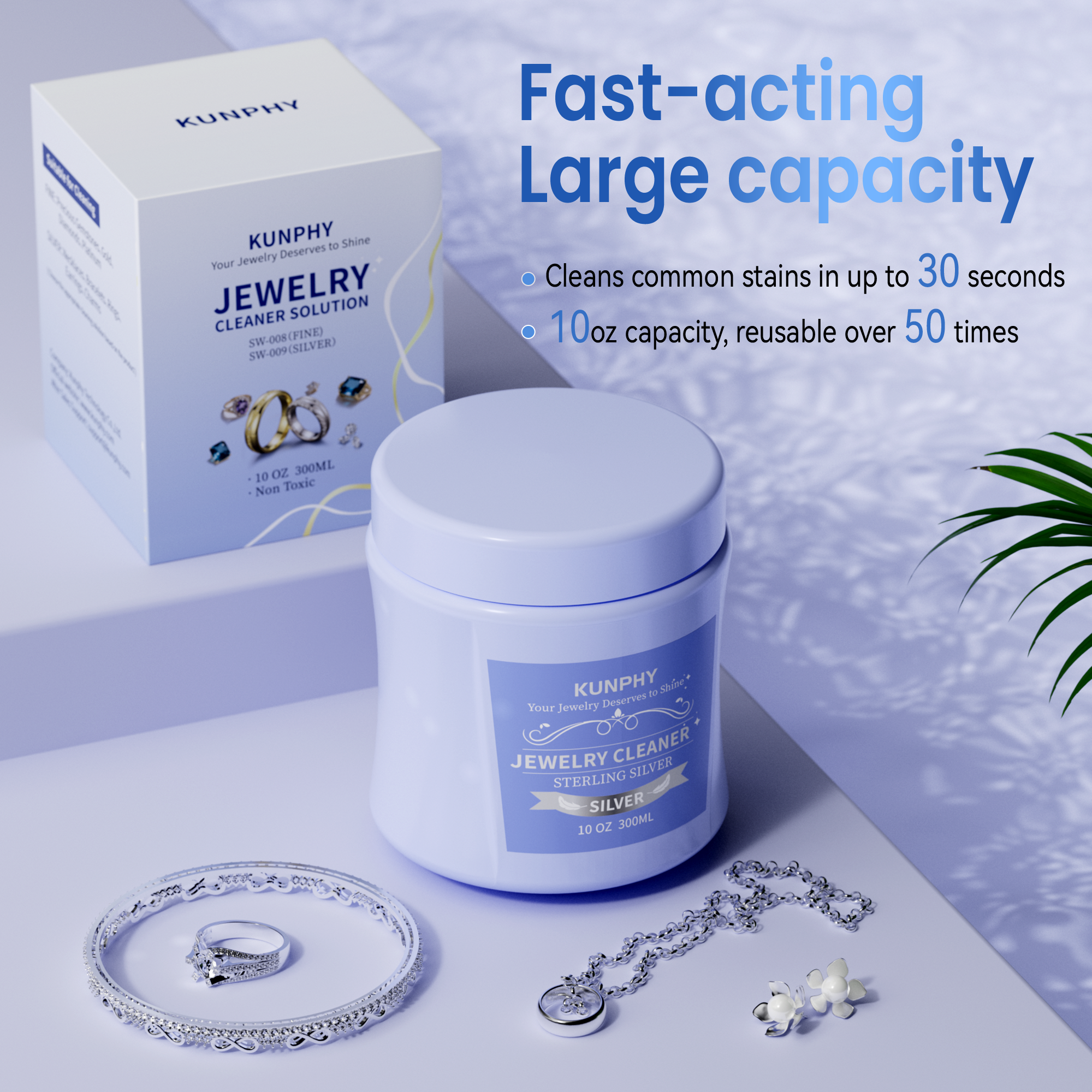 Silver Jewelry Cleaner | Tarnish Remover & Shine Restorer