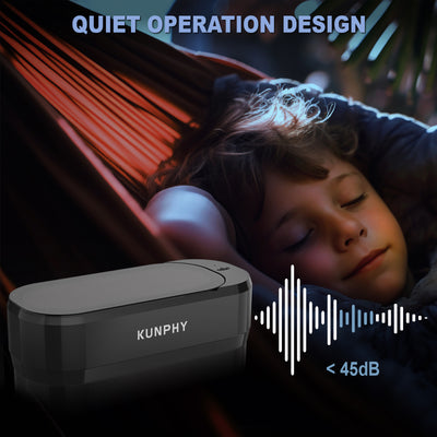 KUNPHY Ultrasonic Jewelry Cleaner, Ultrasonic Machine for All Jewelry, Small Sonic Cleaner for Rings, Glasses, Jewelry, Retainer